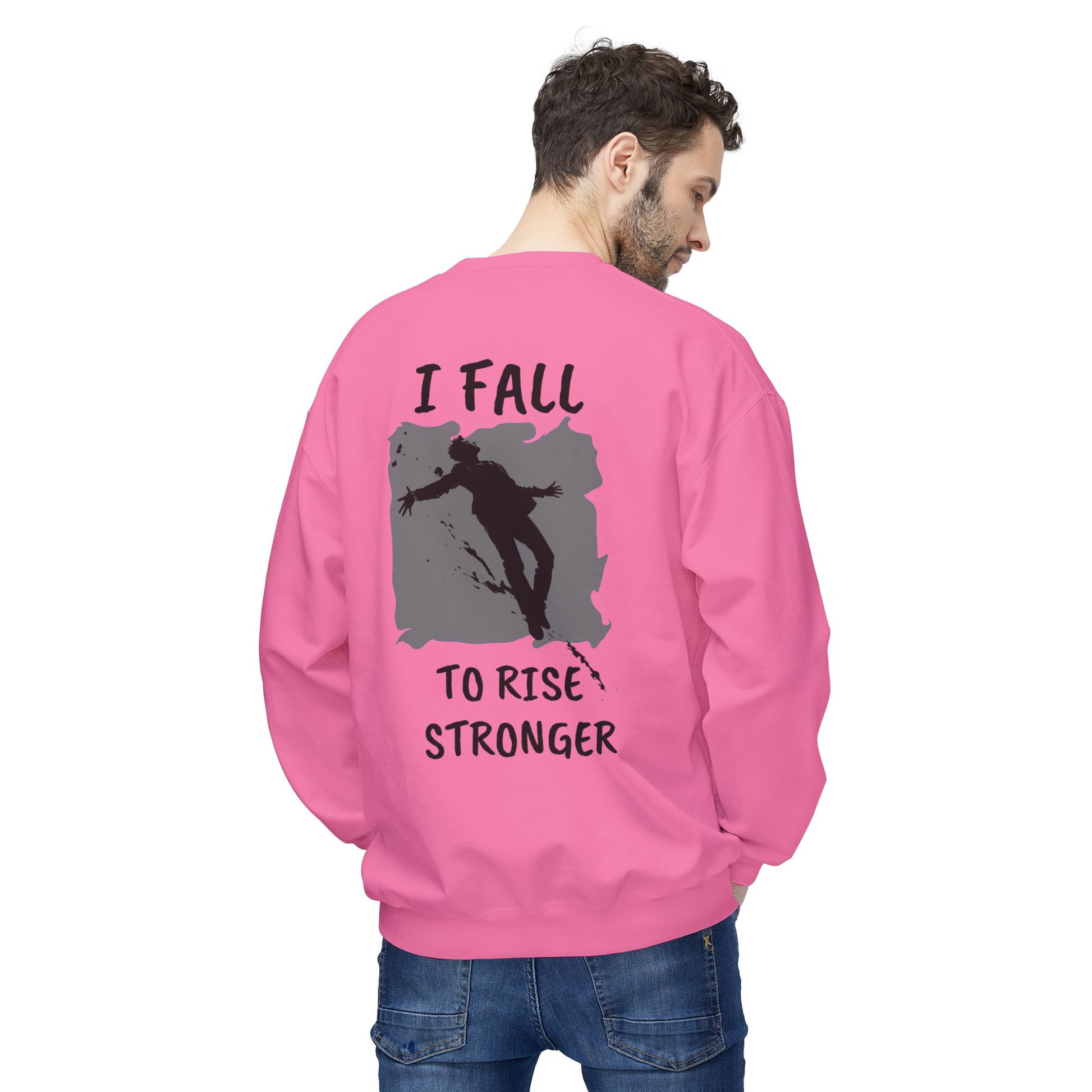 Rise Stronger Crewneck Sweatshirt - SadCrafts