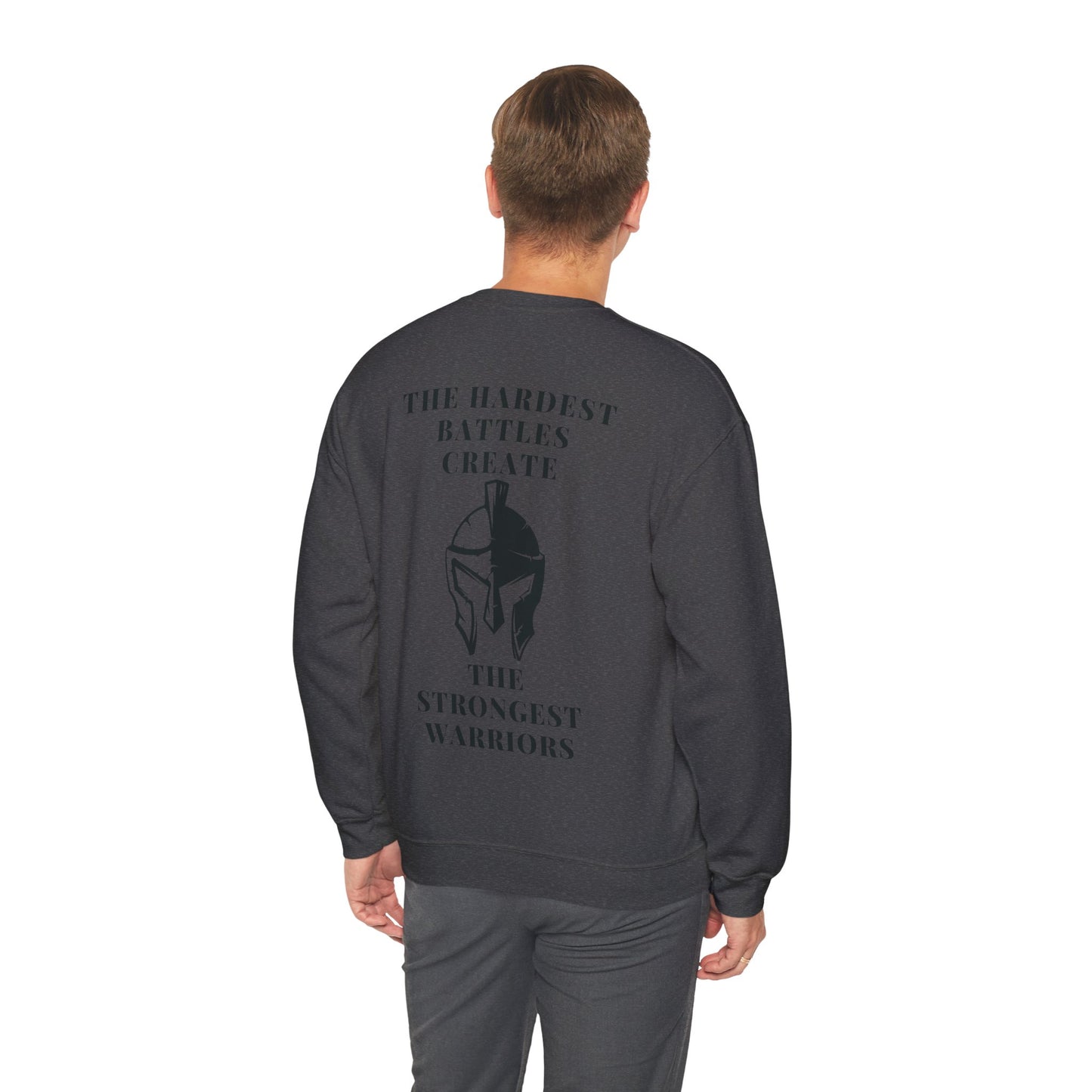 Armor of Resilience – Motivational Crewneck Sweatshirt