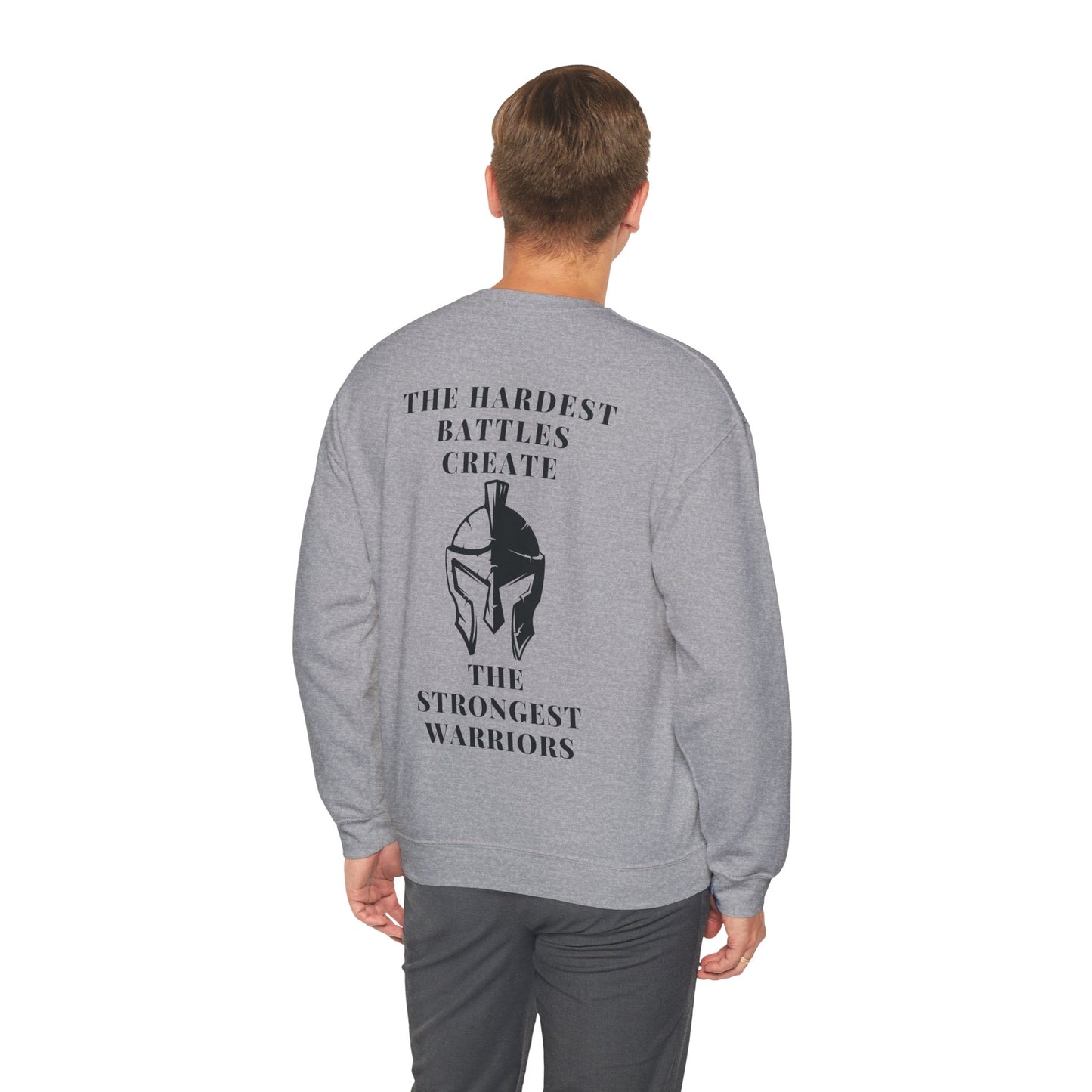 Armor of Resilience – Motivational Crewneck Sweatshirt