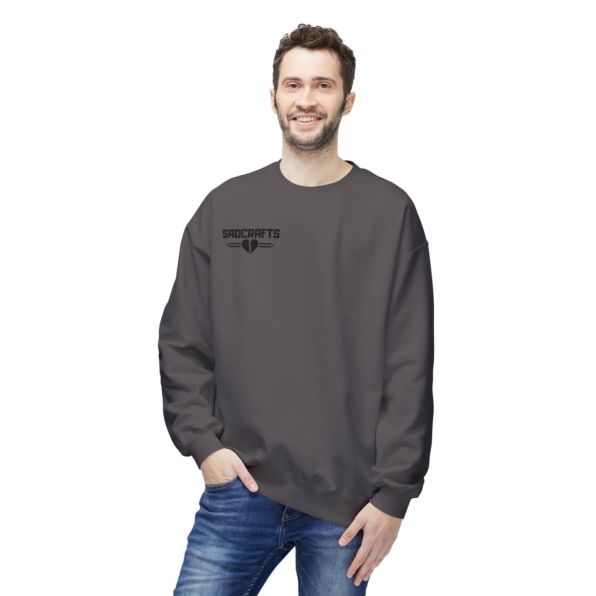 Rise Stronger Crewneck Sweatshirt - SadCrafts