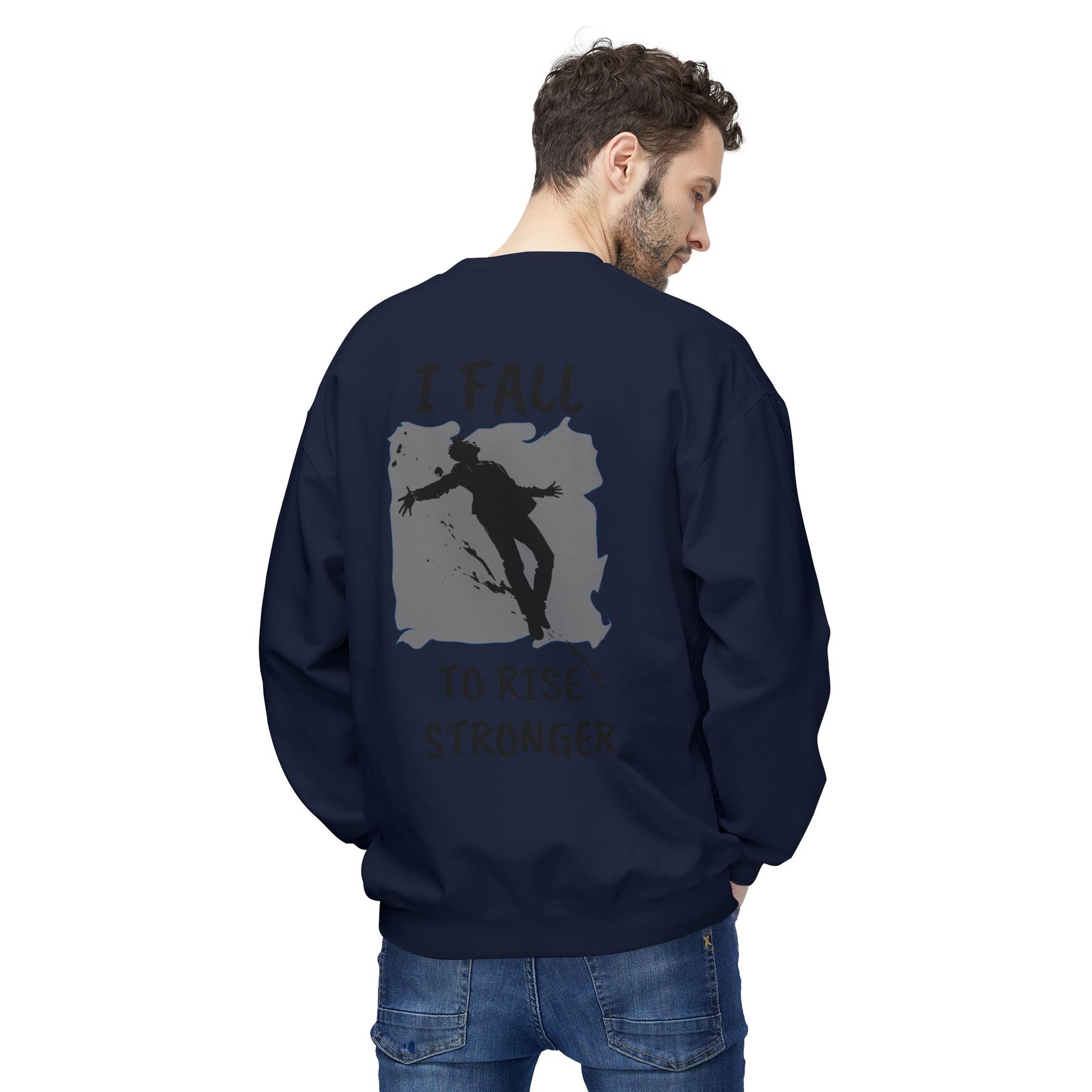 Rise Stronger Crewneck Sweatshirt - SadCrafts